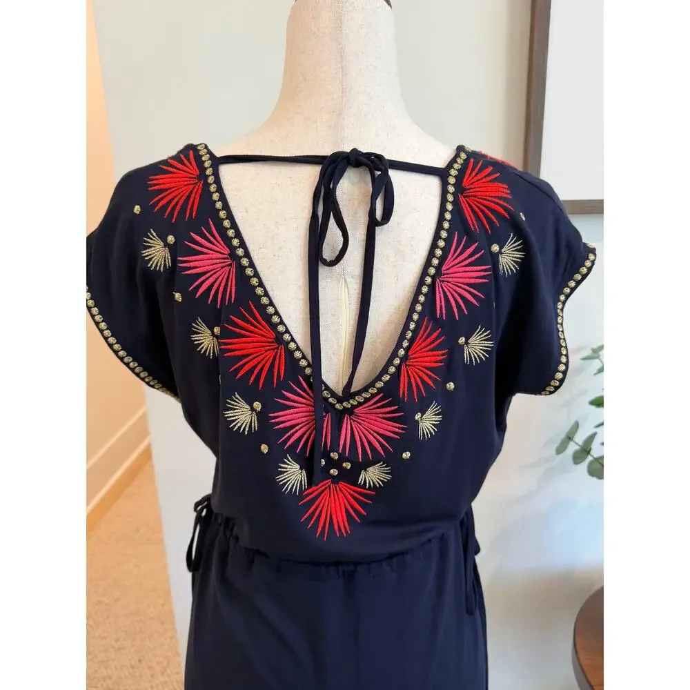 BODEN Marcia Embroidered Maxi Dress Size 2 - Picture 6 of 11